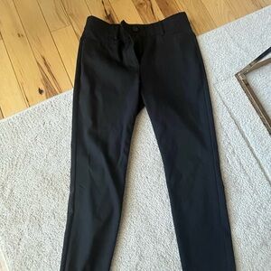 LOFT Black Dress Pants with Tapered Leg